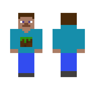 Steve with a Hoodie - Male Minecraft Skins - image 2