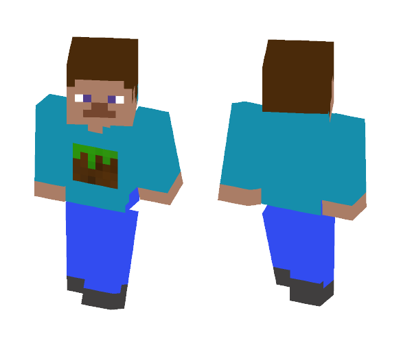 Steve with a Hoodie - Male Minecraft Skins - image 1