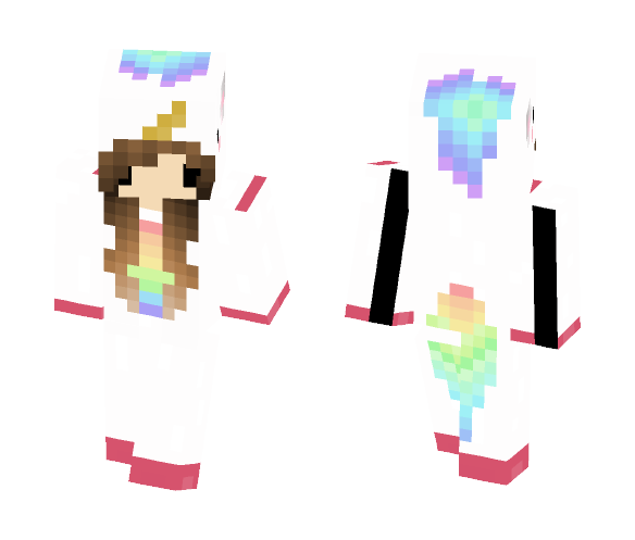 Chibi Unicorn -- caraмel - Female Minecraft Skins - image 1
