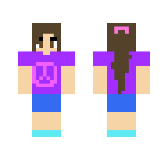 Peace girl - Girl Minecraft Skins - image 2
