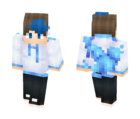 Blue Guy - Male Minecraft Skins - image 1