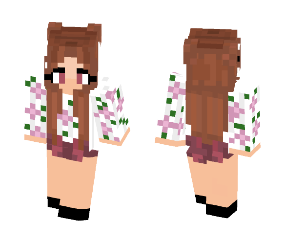 Brown Haired Teen - Female Minecraft Skins - image 1