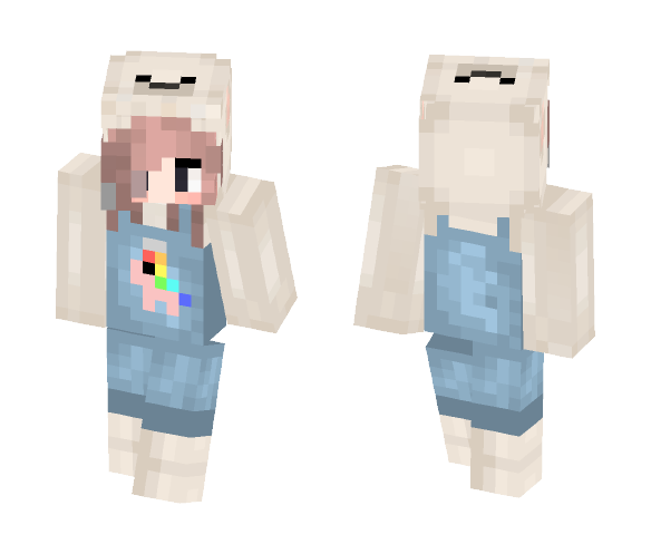 ❤ DUO SKIN ❤ GIRL - I AM BACK. - Girl Minecraft Skins - image 1