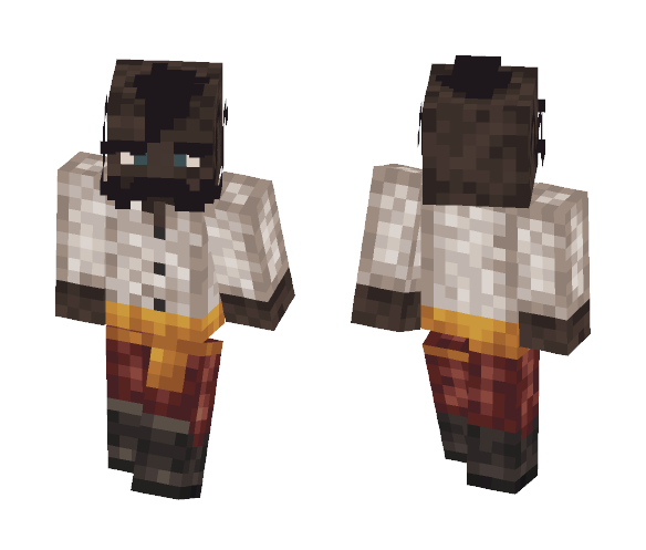 Black Cossack - Male Minecraft Skins - image 1