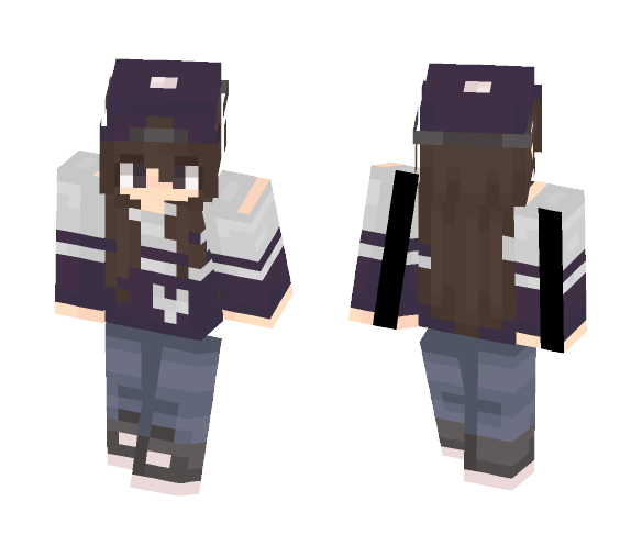 Girl vers. [of 'first boy's skin'] - Girl Minecraft Skins - image 1