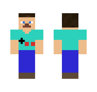 Steve with NES D-Pad and Buttons - Male Minecraft Skins - image 2