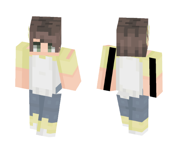 flvr ; and it was all yellow - Male Minecraft Skins - image 1
