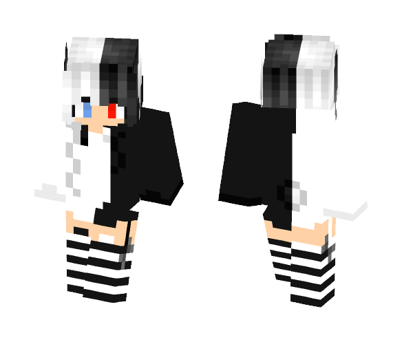 Monokuma Girl - Girl Minecraft Skins - image 1