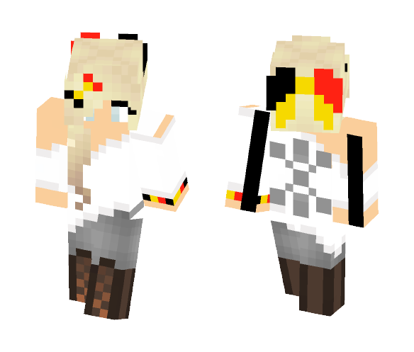 Pray For Belguim - Female Minecraft Skins - image 1