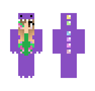 Kawaii Dino - Barney - Kawaii Minecraft Skins - image 2