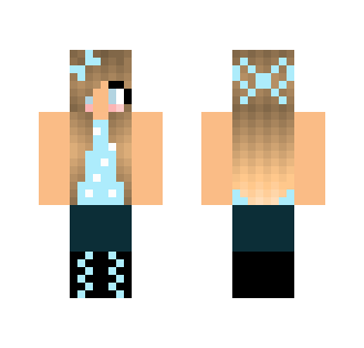 [] Cute Blue girl [] - Cute Girls Minecraft Skins - image 2