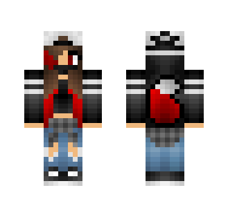 Red wolf girl Tomboy - Girl Minecraft Skins - image 2