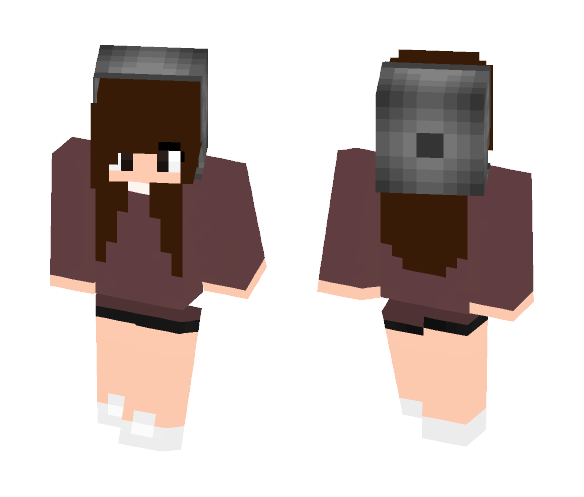 Depressed Girl - Girl Minecraft Skins - image 1