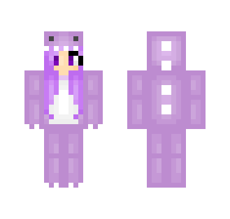 Purple Dino Onesie ; @wydcookie Req - Comics Minecraft Skins - image 2