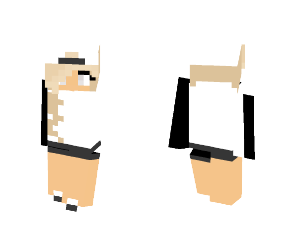 Cute White Tomboy - Female Minecraft Skins - image 1
