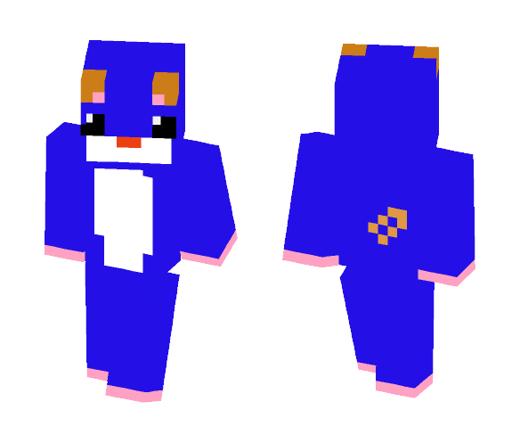 Cute Blue Lab Mouse - Interchangeable Minecraft Skins - image 1
