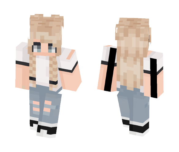 flvr ; out of time - Female Minecraft Skins - image 1