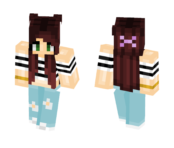 Sweetly Striped-Lovedaye - Female Minecraft Skins - image 1