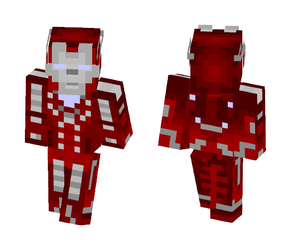 Iron man MK 33 Silver centurian - Iron Man Minecraft Skins - image 1