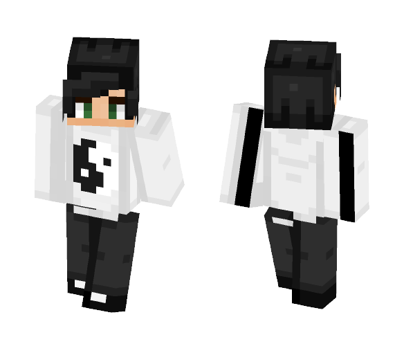 Yin Yang Boy - Boy Minecraft Skins - image 1