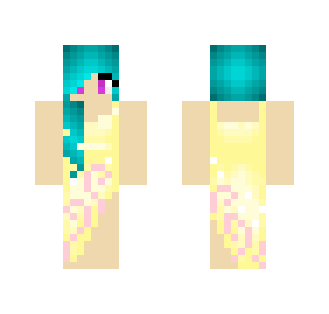 Aqua girl #1 - Girl Minecraft Skins - image 2