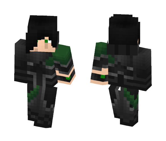 Overlord Paranal (Green) - Male Minecraft Skins - image 1