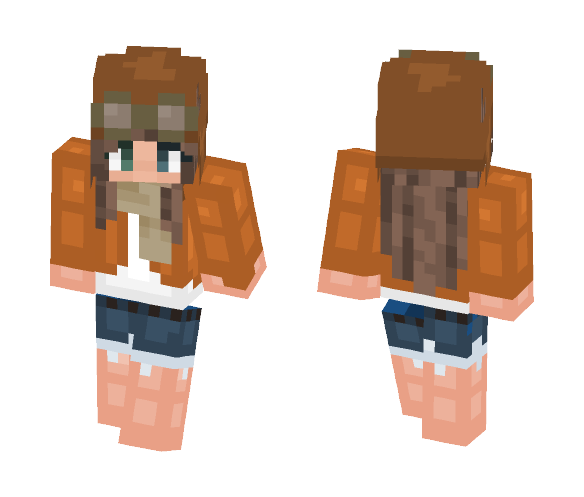 ~Girl pilot~ - Female Minecraft Skins - image 1