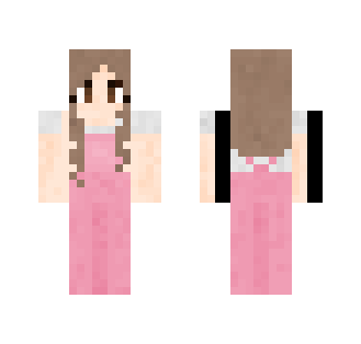 Pink Overalls - Female Minecraft Skins - image 2