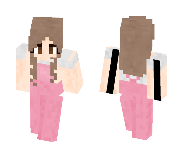Pink Overalls - Female Minecraft Skins - image 1