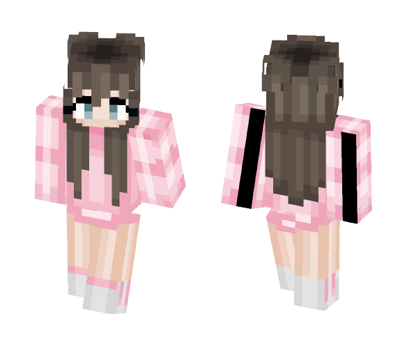 Pink Sweater Tumblr Girl - Girl Minecraft Skins - image 1