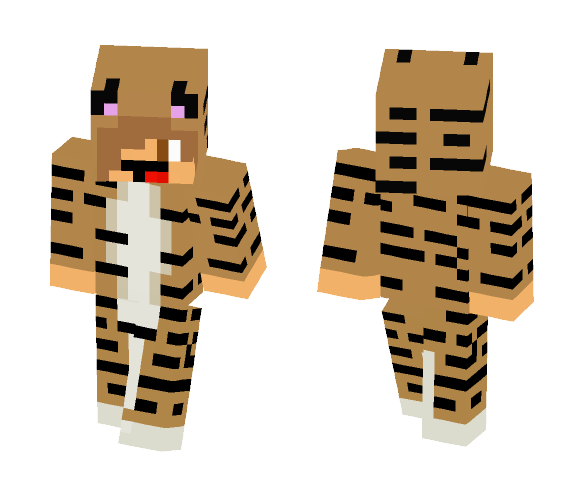 Tiger derp onsie! - Male Minecraft Skins - image 1