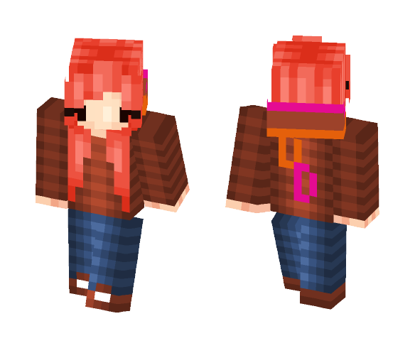 Dunkin' Donuts Girl | D0NUT5 - Girl Minecraft Skins - image 1