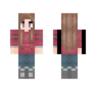 Teen with red shirt - Female Minecraft Skins - image 2