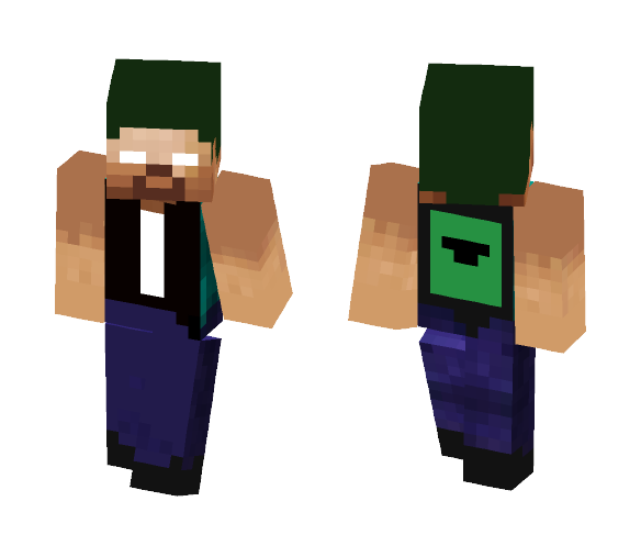 Gangster Herobrine - Herobrine Minecraft Skins - image 1