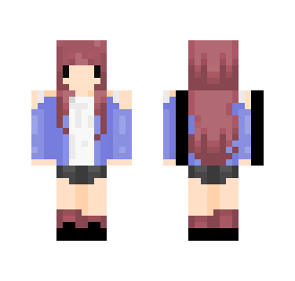 Red Haired Girl - Color Haired Girls Minecraft Skins - image 2
