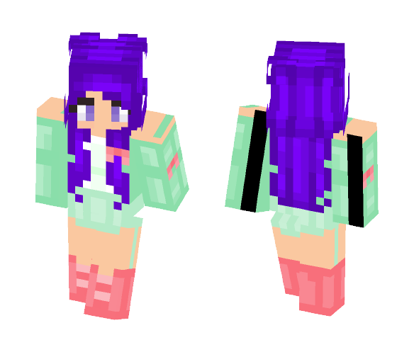 Goodbye Summer // Pink Pineapple - Female Minecraft Skins - image 1