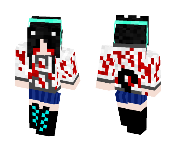 YumiChan - Creepy - Female Minecraft Skins - image 1
