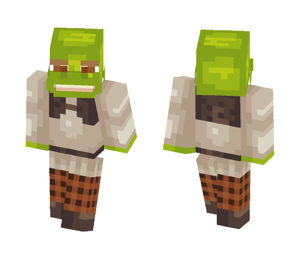 Shrek - Male Minecraft Skins - image 1