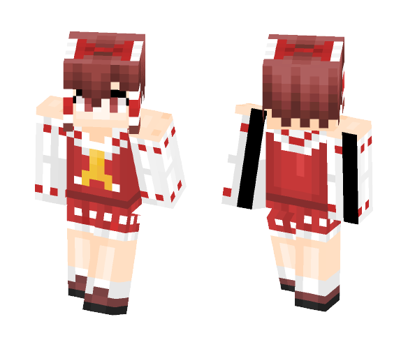 Reimu Hakurei (Touhou Project) - Female Minecraft Skins - image 1