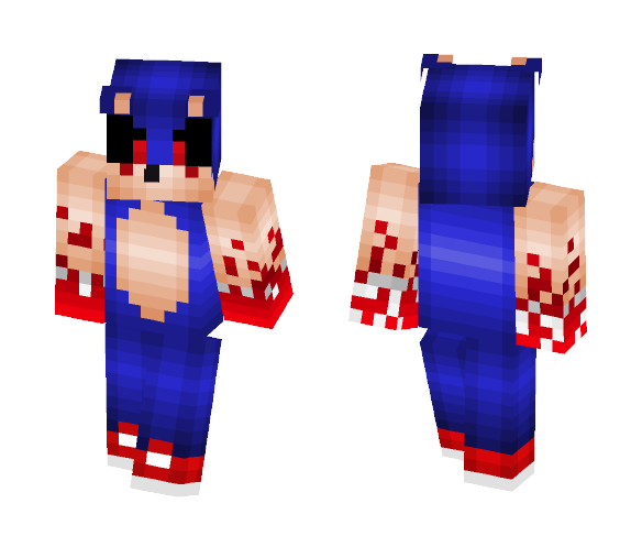 *Creepypasta Series* Sonic.exe - Male Minecraft Skins - image 1