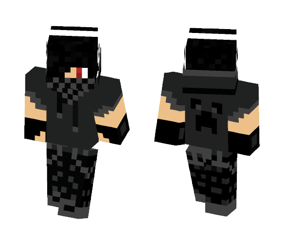 ~~Male| Black| Red Eyes~~ - Male Minecraft Skins - image 1