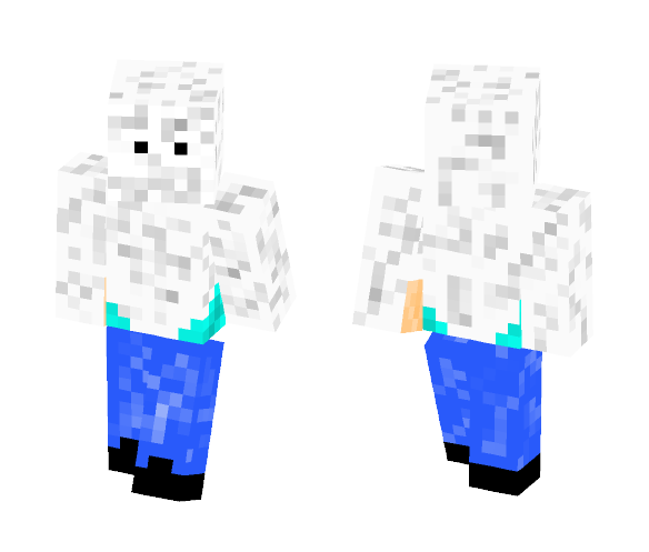 Spoopy Ghost Costume - Male Minecraft Skins - image 1