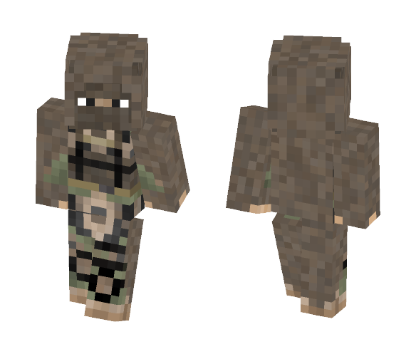 Sɴιper Gнoѕт Wαrrιor - Male Minecraft Skins - image 1