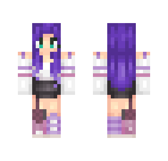 Purple Grapes!~ - Female Minecraft Skins - image 2