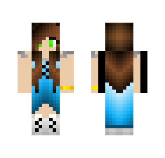 Lady in Blue - Female Minecraft Skins - image 2