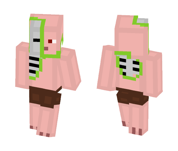 Tronic zombie pigman - Interchangeable Minecraft Skins - image 1