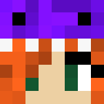 Dino Girl, Fluffy. (Purple) - Female Minecraft Skins - image 3