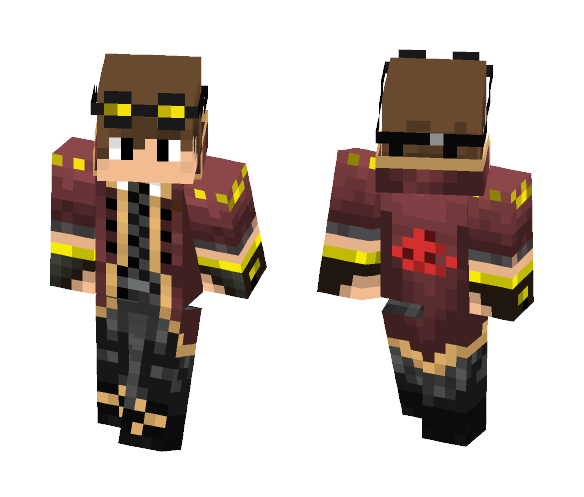 red stone version - Male Minecraft Skins - image 1