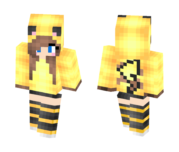 Pika Girl - Girl Minecraft Skins - image 1