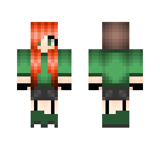 Slytherin Fan - Female Minecraft Skins - image 2